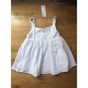 🆕 BCBGirls White Eyelet Tank Size 6